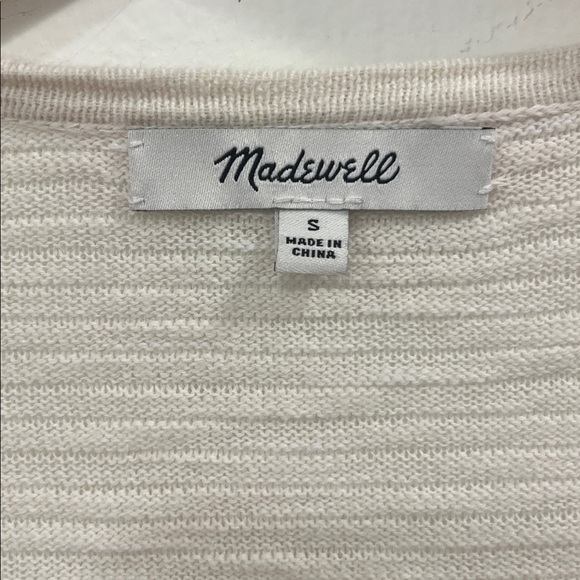 Madewell Ryder Cream Open Cardigan - Picture 6 of 7